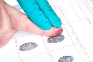 Fingerprinting a DUI offender